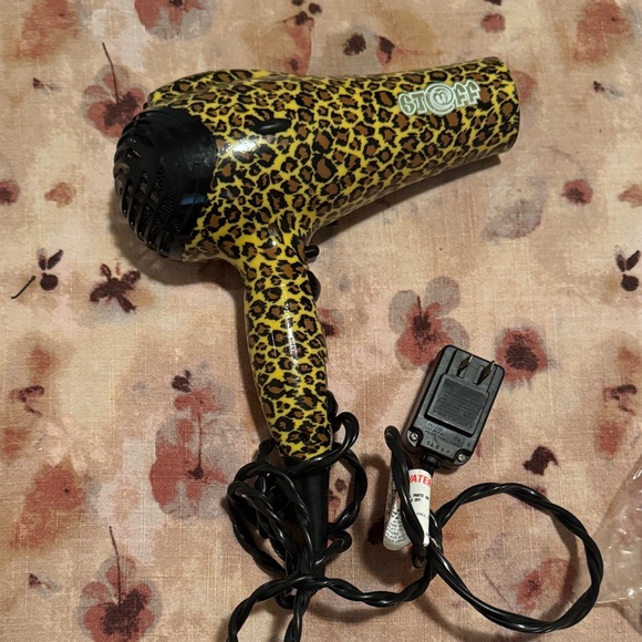 STUFF by Hilary Duff Ion Chic Leopard Hair Dryer Y2K - Picture 3 of 3